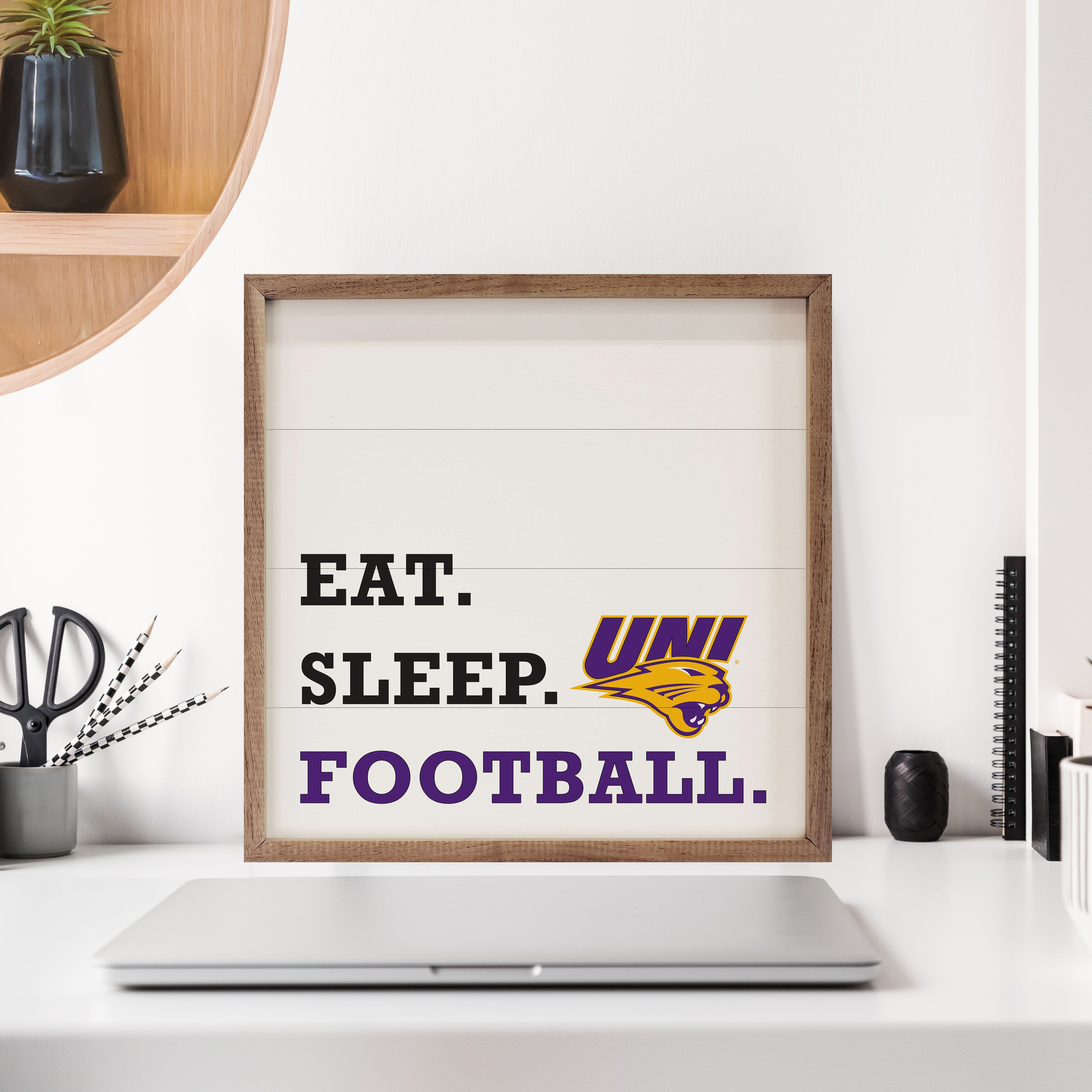 Eat Sleep Football University Of Northern Iowa