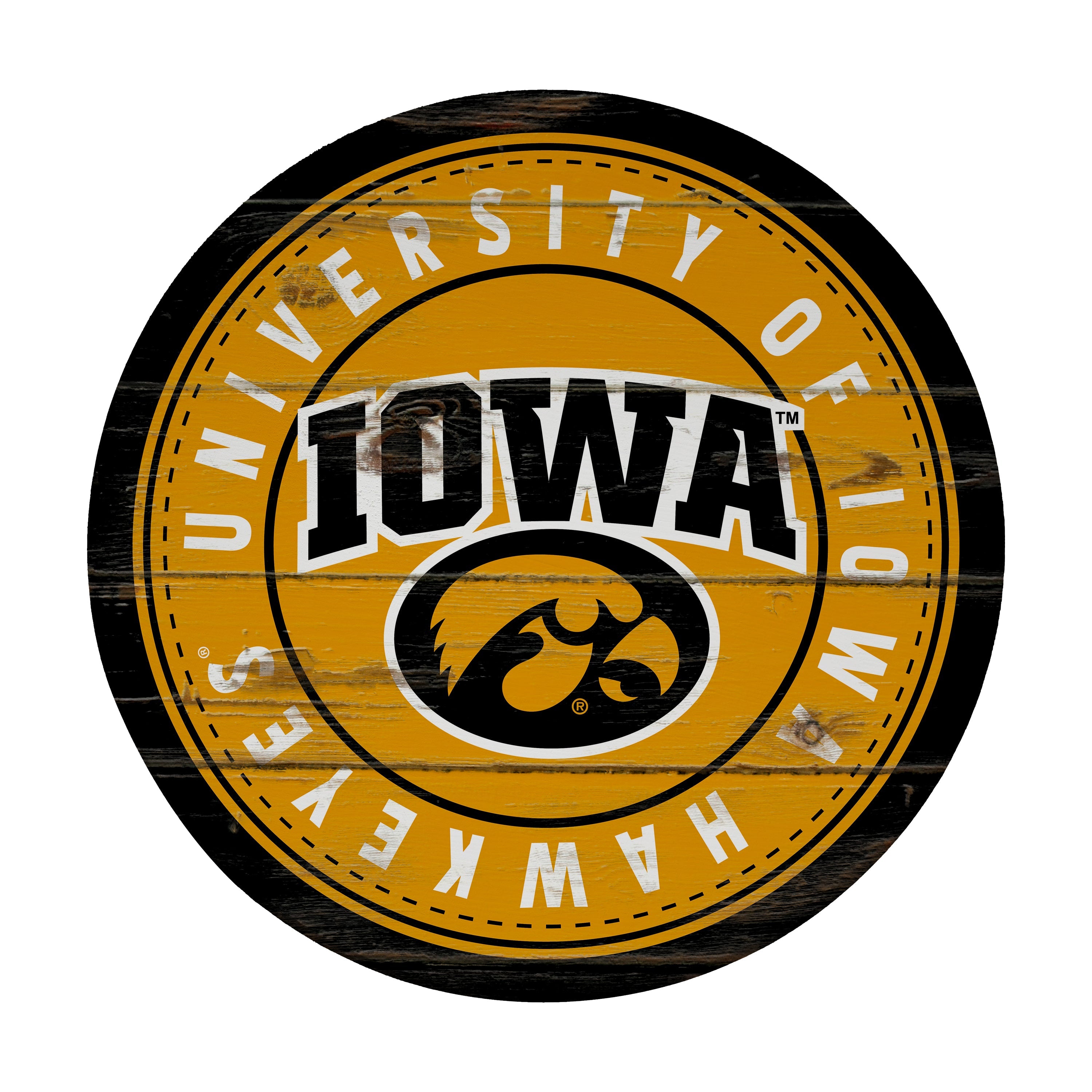 Button Logo University of Iowa Circle