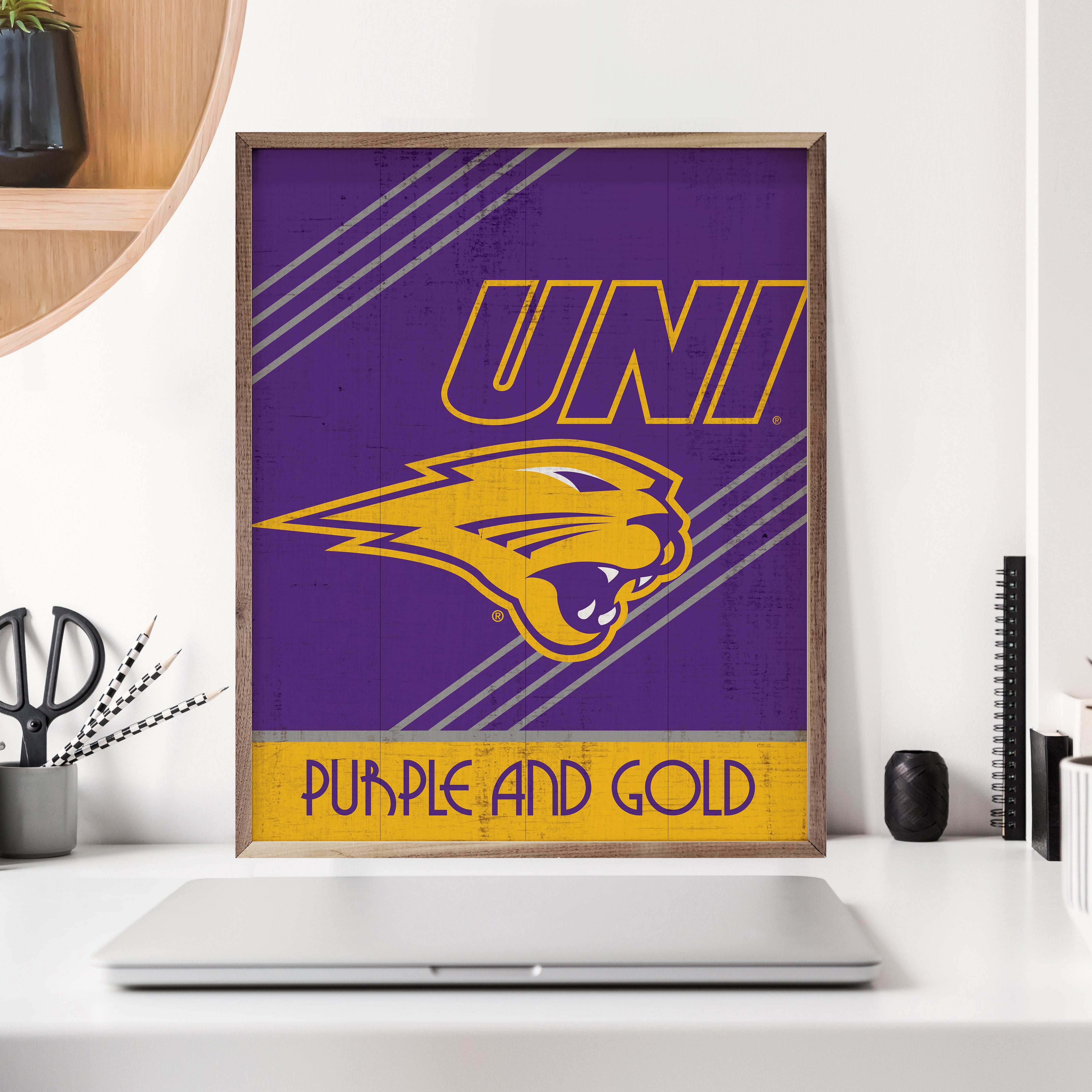 Retro Poster University Of Northern Iowa