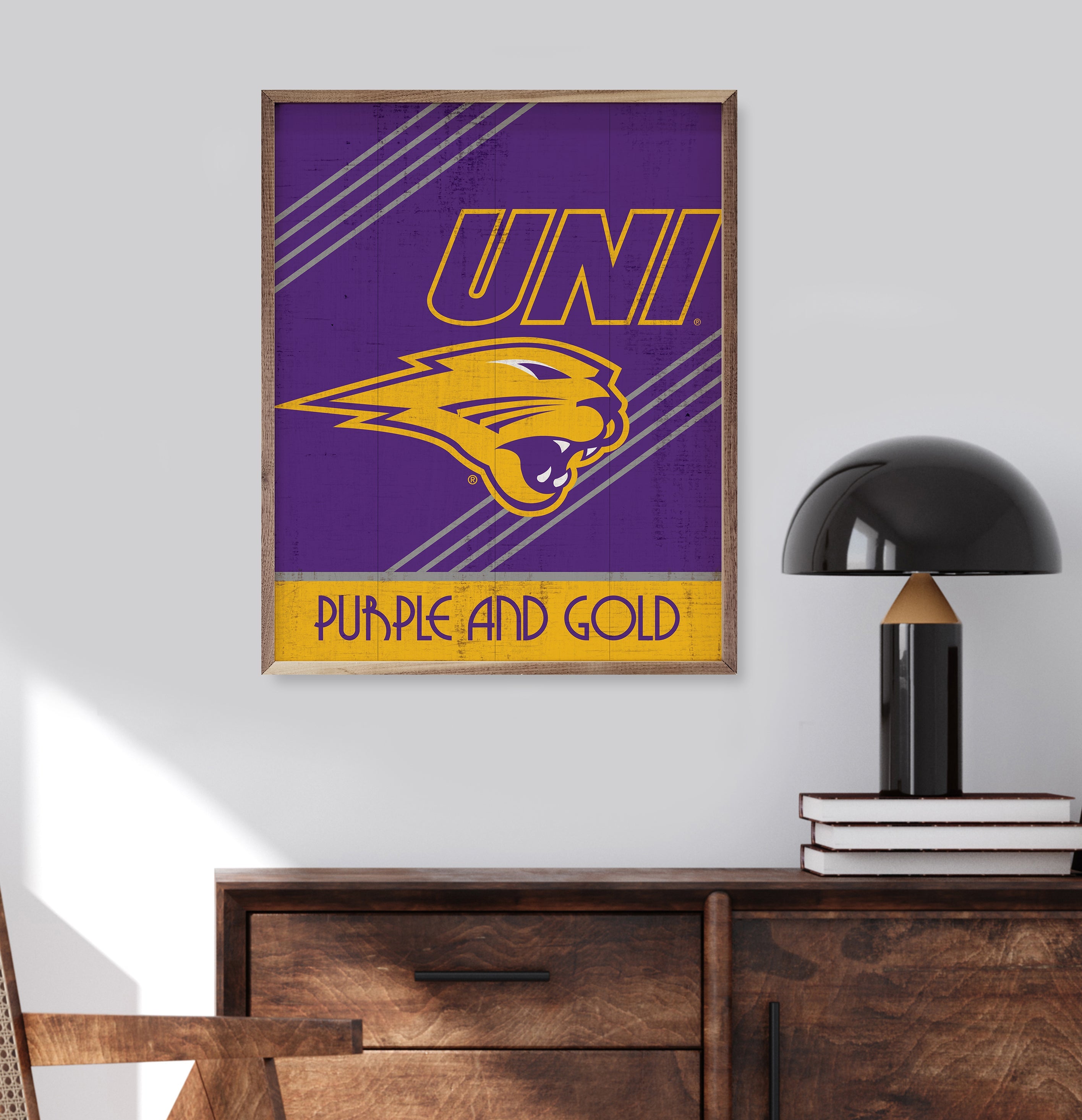 Retro Poster University Of Northern Iowa