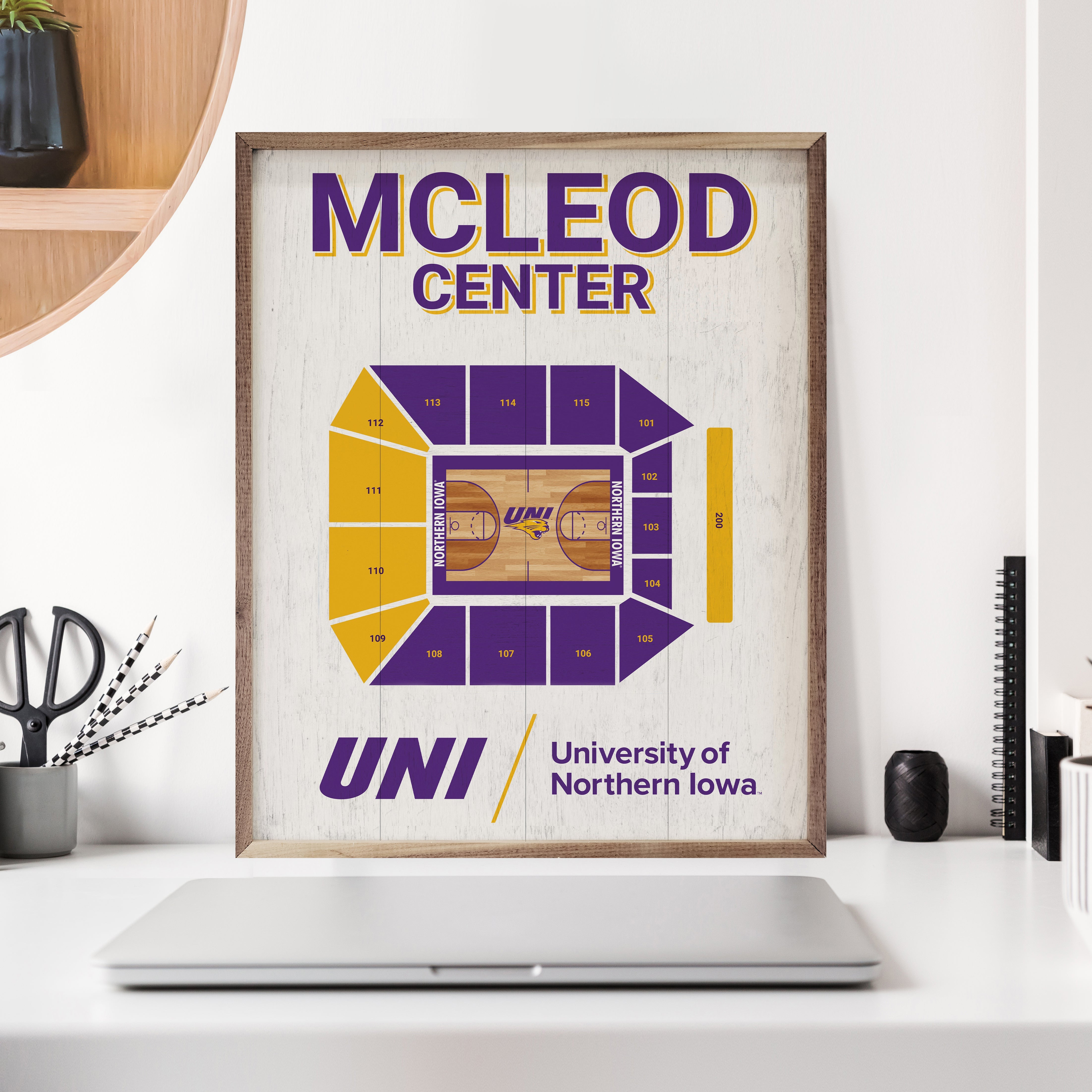 Stadium Seating Basketball University Of Northern Iowa Whitewash