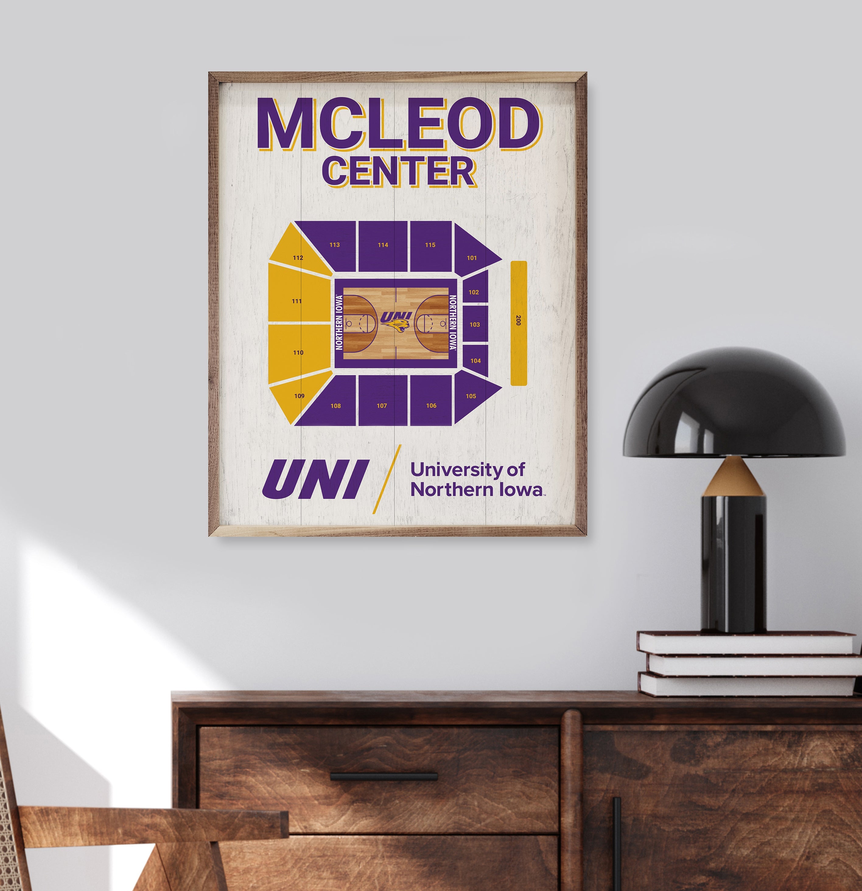 Stadium Seating Basketball University Of Northern Iowa Whitewash