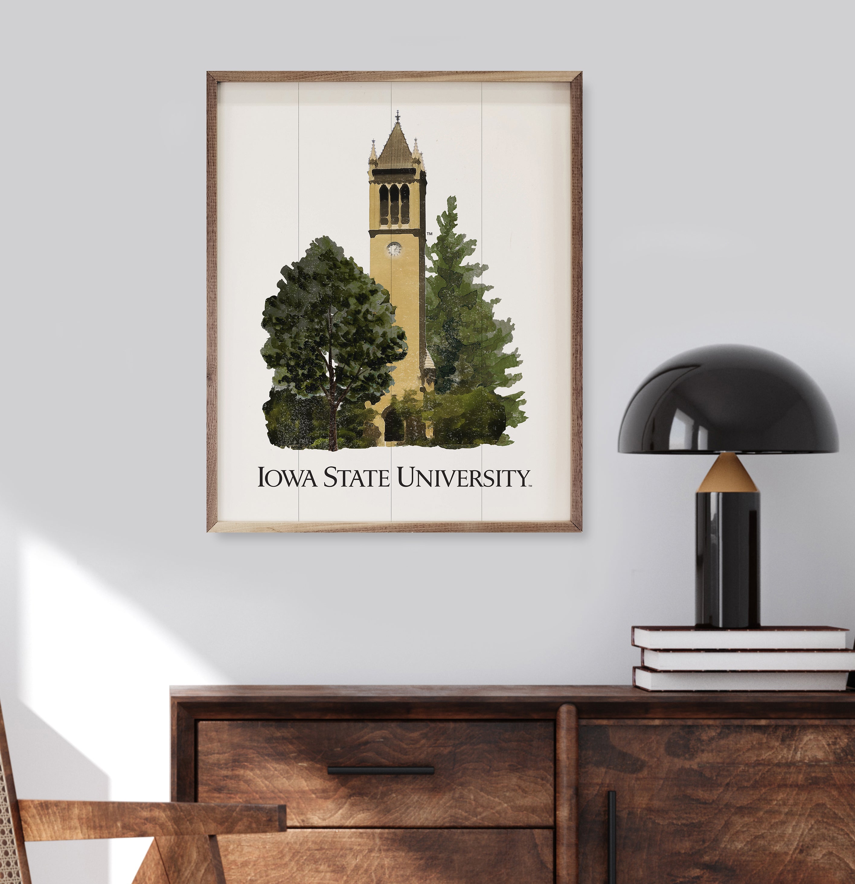 Watercolor Campanile Iowa State University