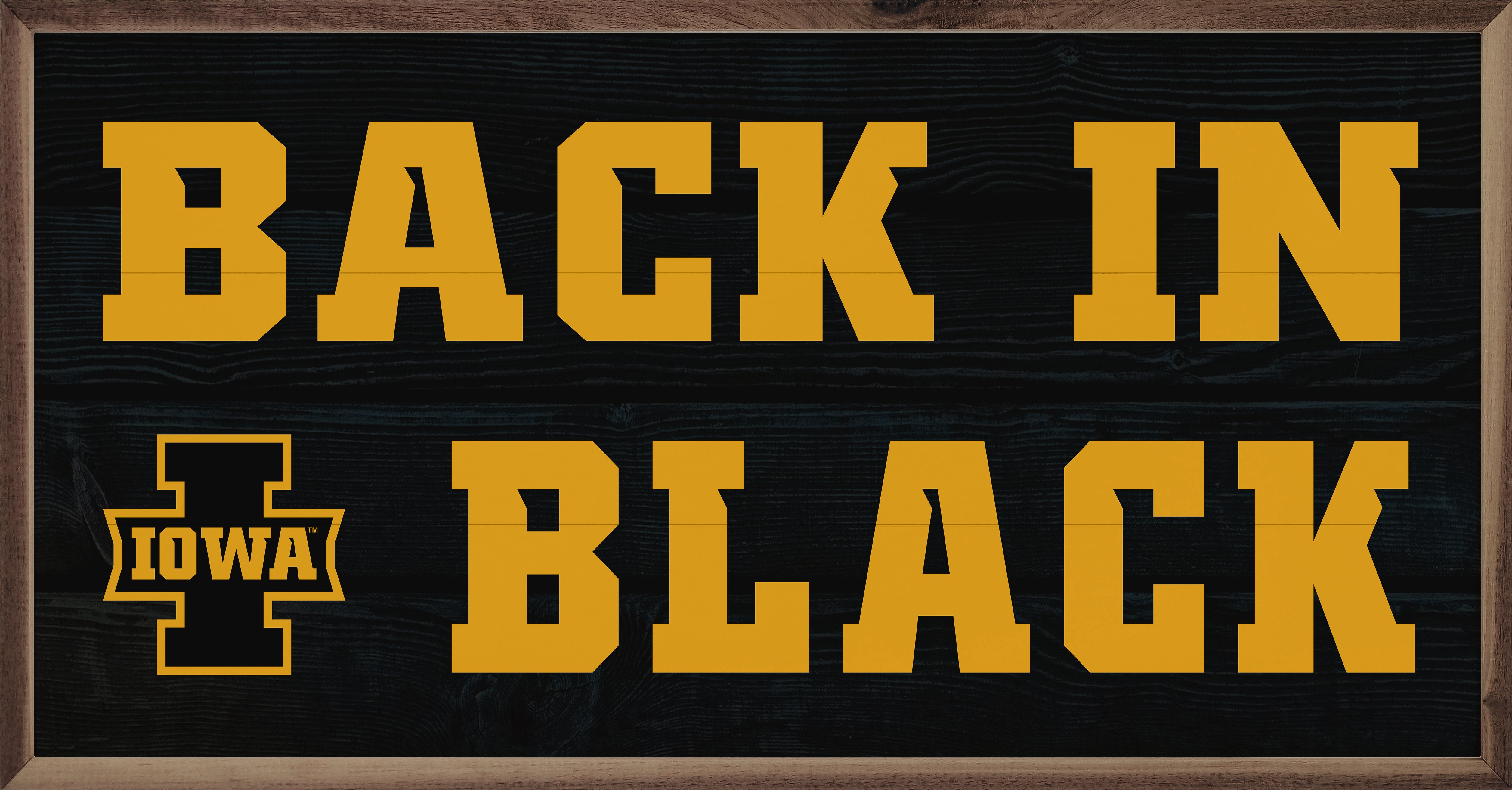 Back In Black University Of Iowa