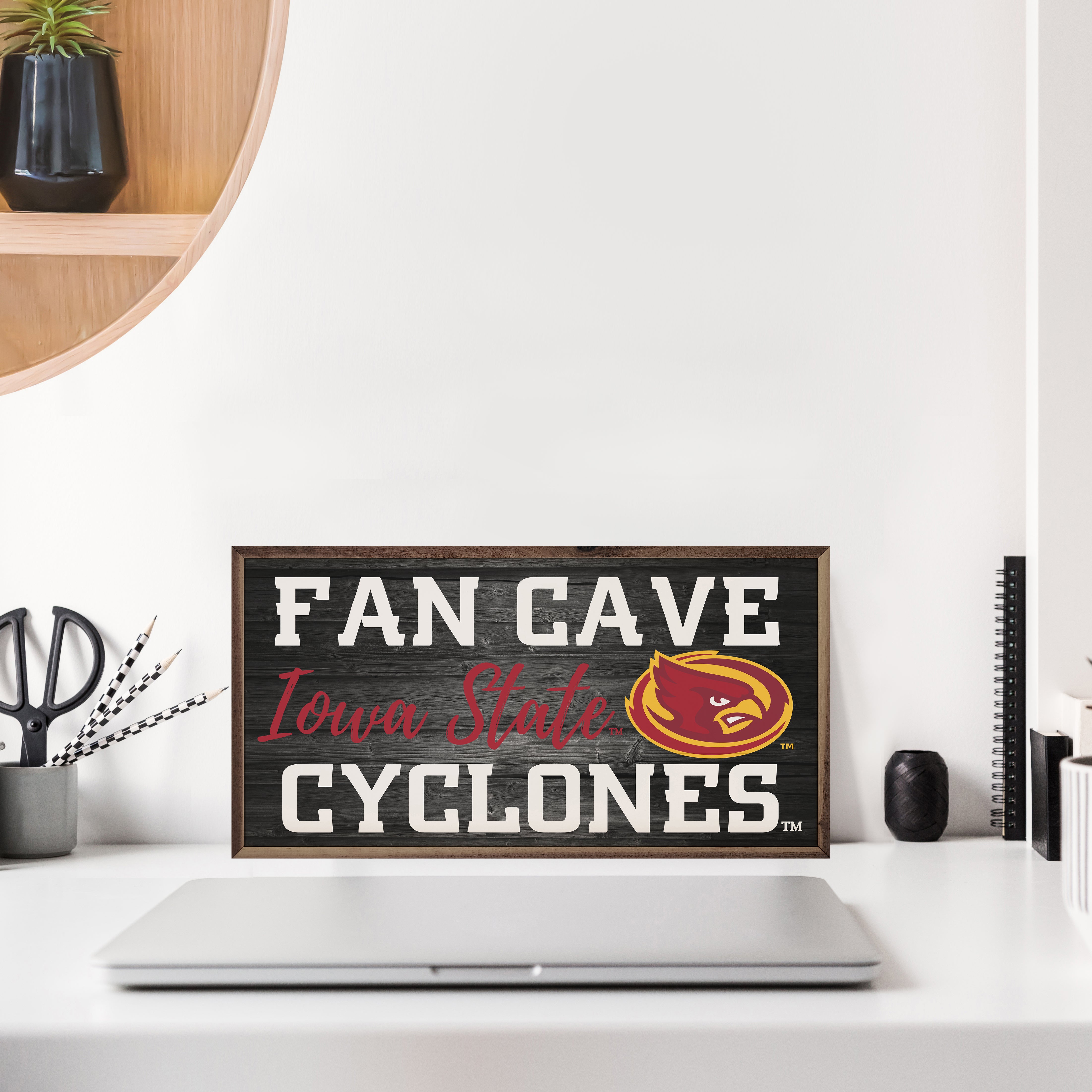 Fan Cave Cyclones Iowa State University Black