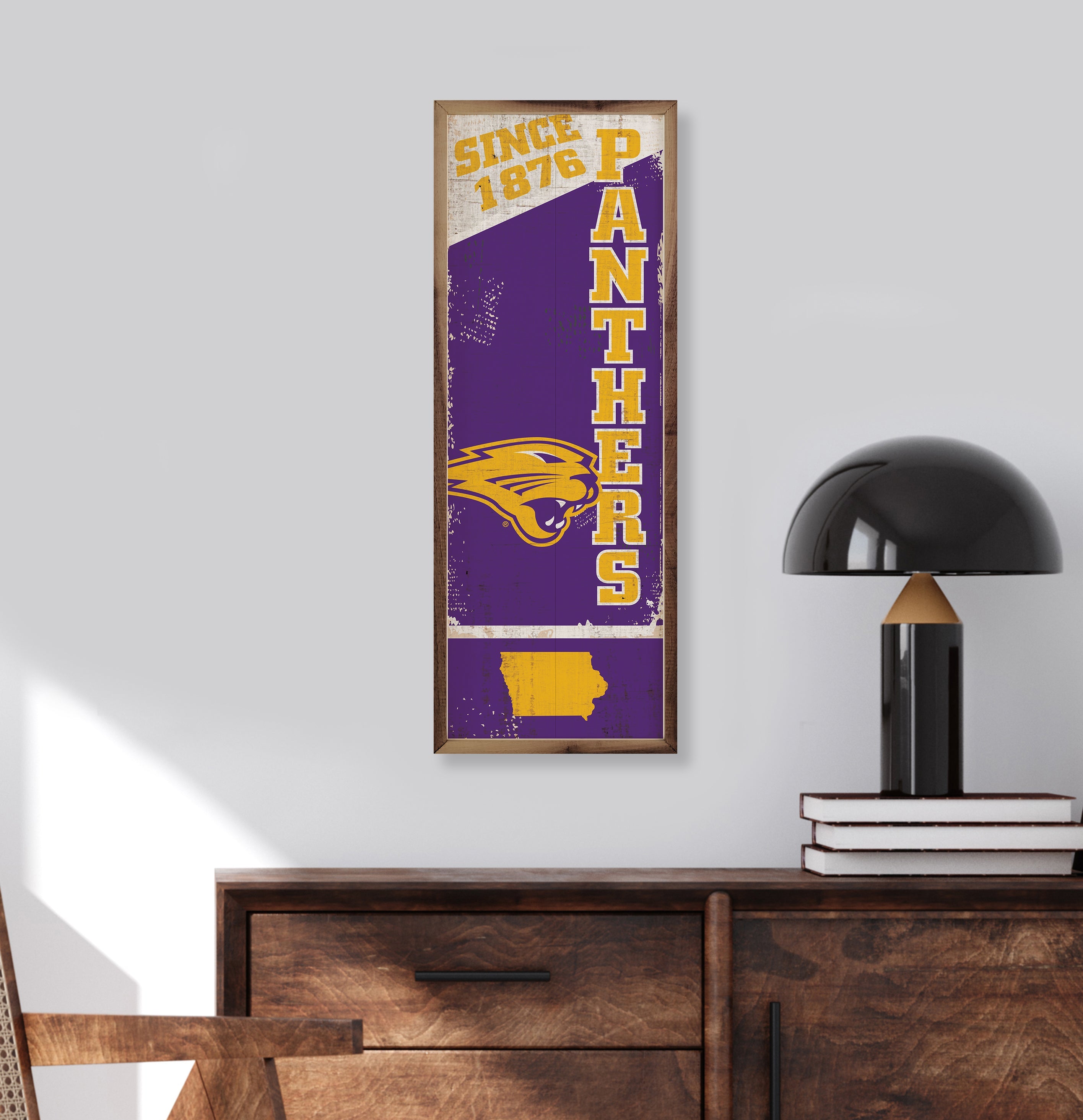 Vertical State Poster University Of Northern Iowa