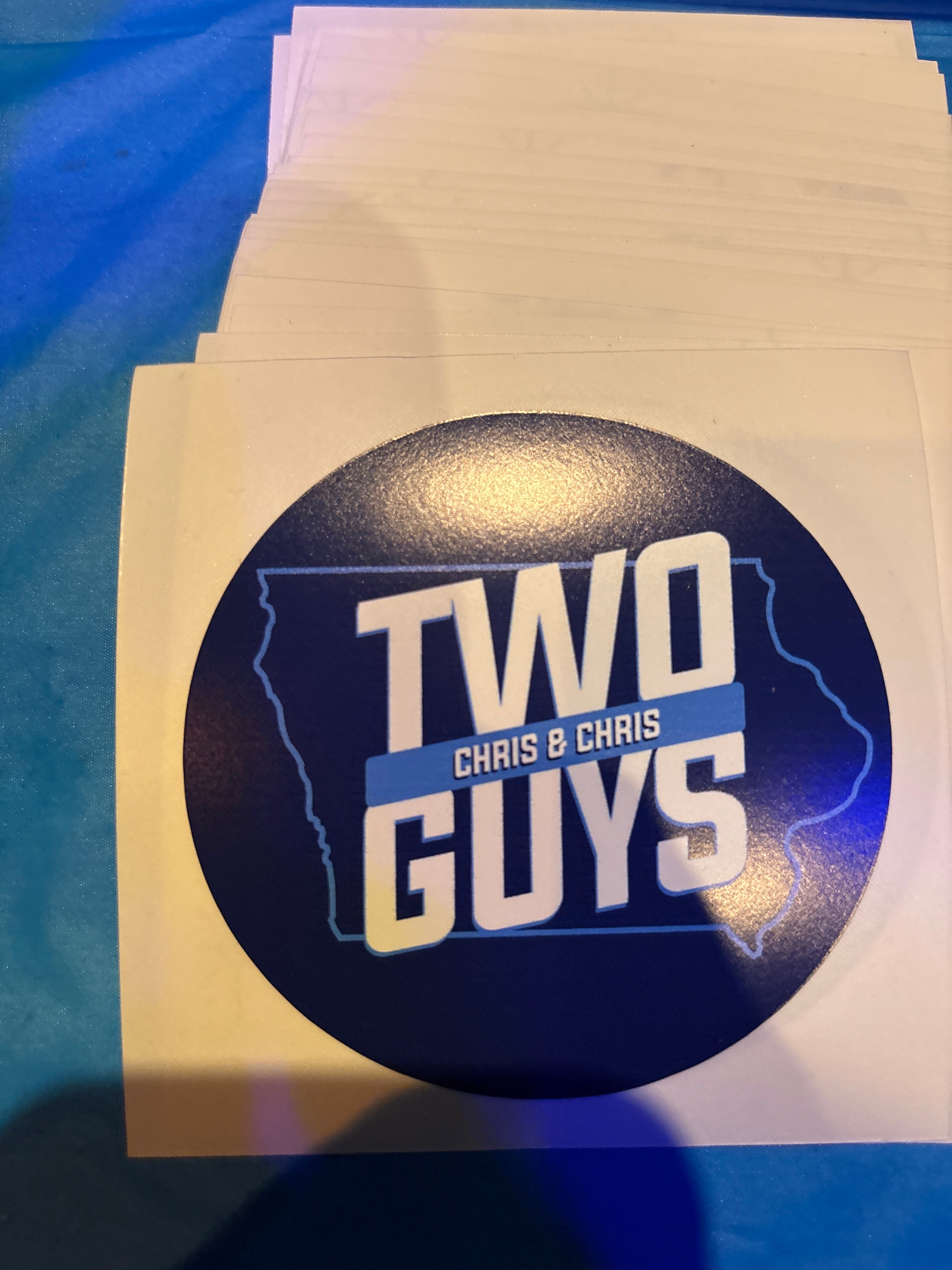 Two Guys Show Logo Sticker