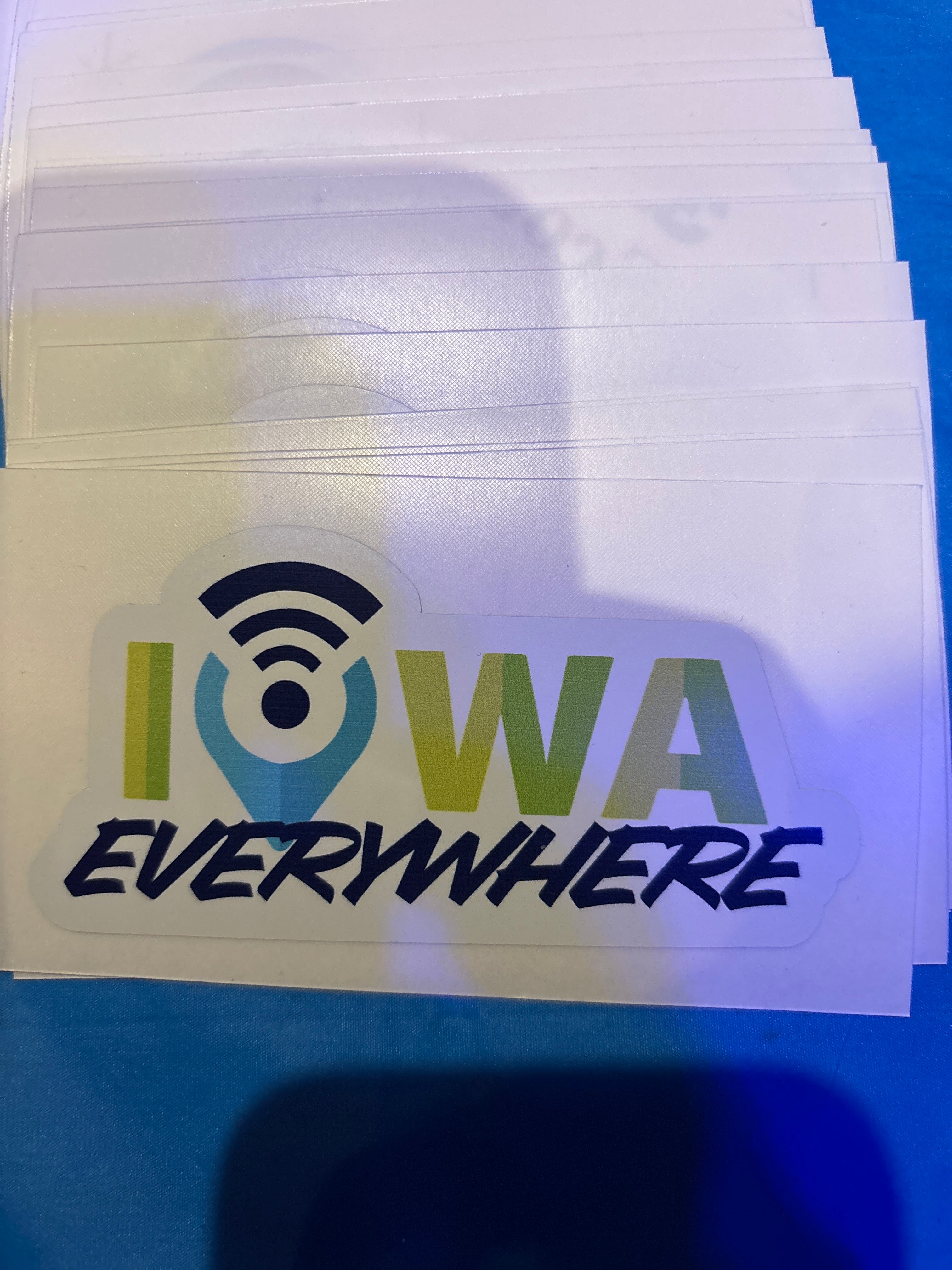 Iowa Everywhere Logo Sticker