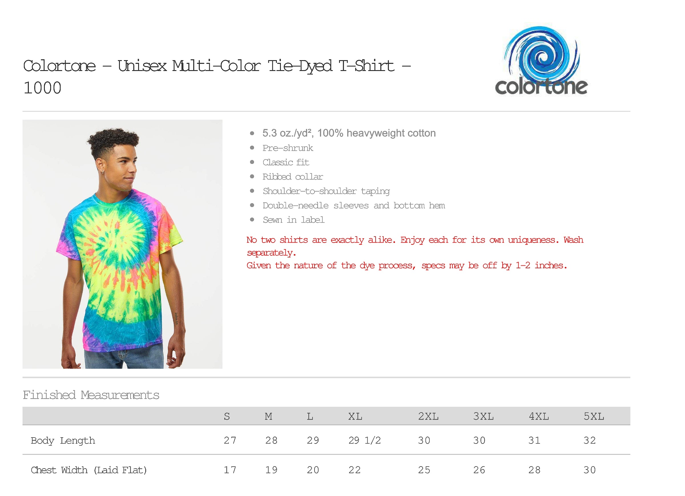 Iowa Everywhere Iowa Red White and Blue Tie Dye Tee