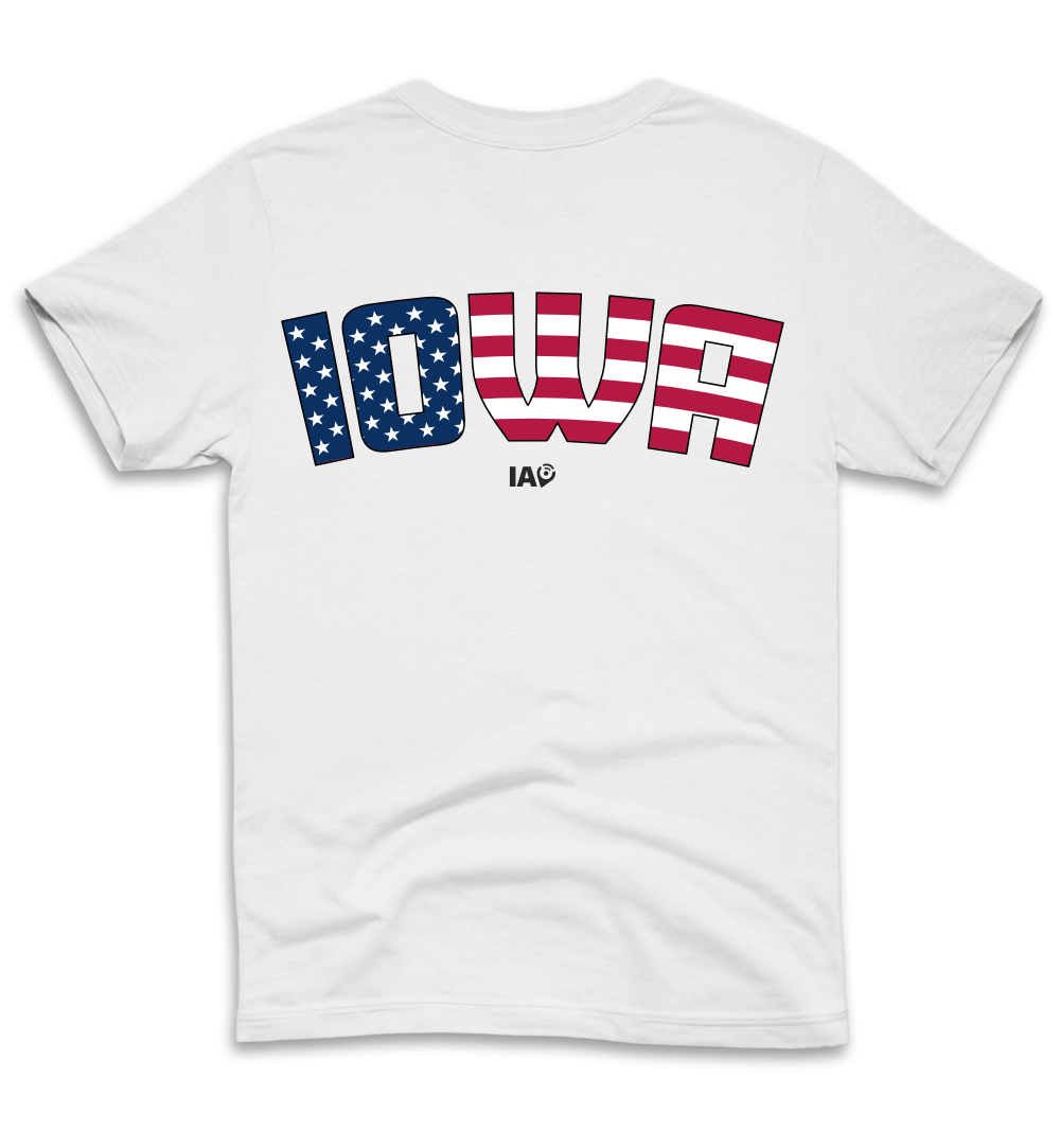 Iowa Everywhere Iowa Flag Tee