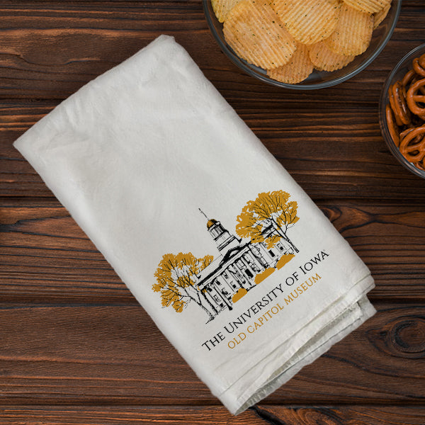 Sketch IV Old Capitol Museum University Of Iowa Towel